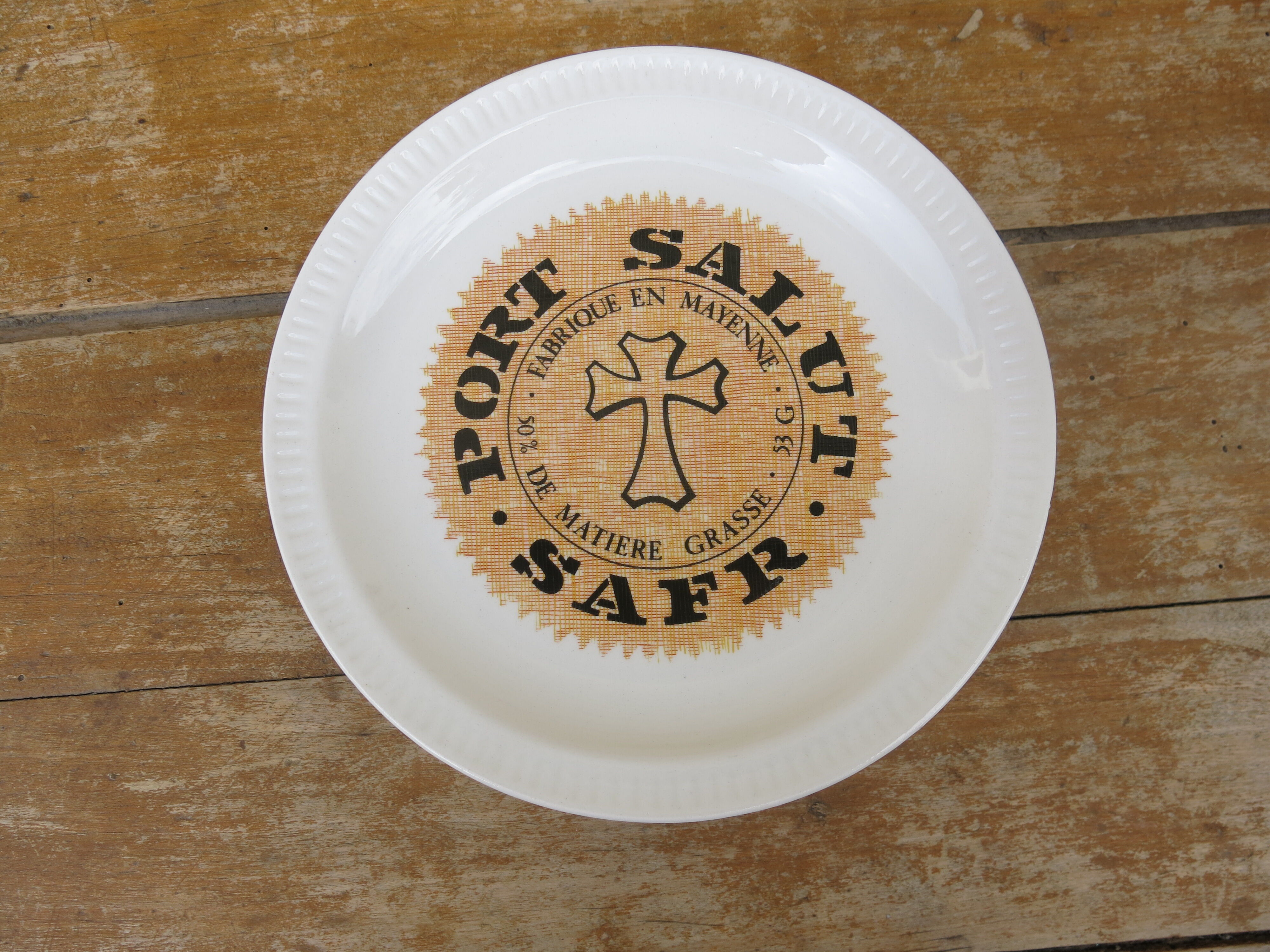 6 cheese plates from St Amand