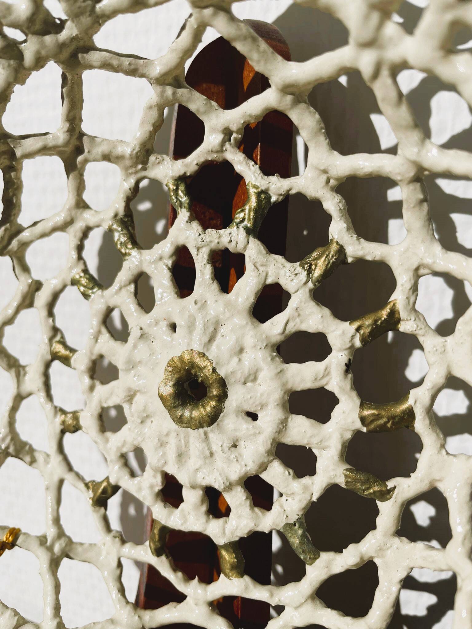 Lace and ceramic catchall