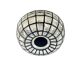 Large Mid-Century Glass Ceiling Light from Limburg, Germany, 1960s