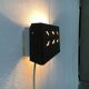 Lampe murale danoise vintage de l'ère spatiale de Hamalux