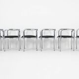6 “Locus Solus” Chairs by Gae Aulenti for Poltronova, 1960s