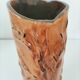 Stoneware vase signed LM, organic style, 70s/90s