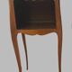 Suite of two Louis XV style bedside tables in mahogany and rosewood 20th century