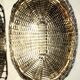 Two silver-plated baskets. Victorian style. Year 1960.