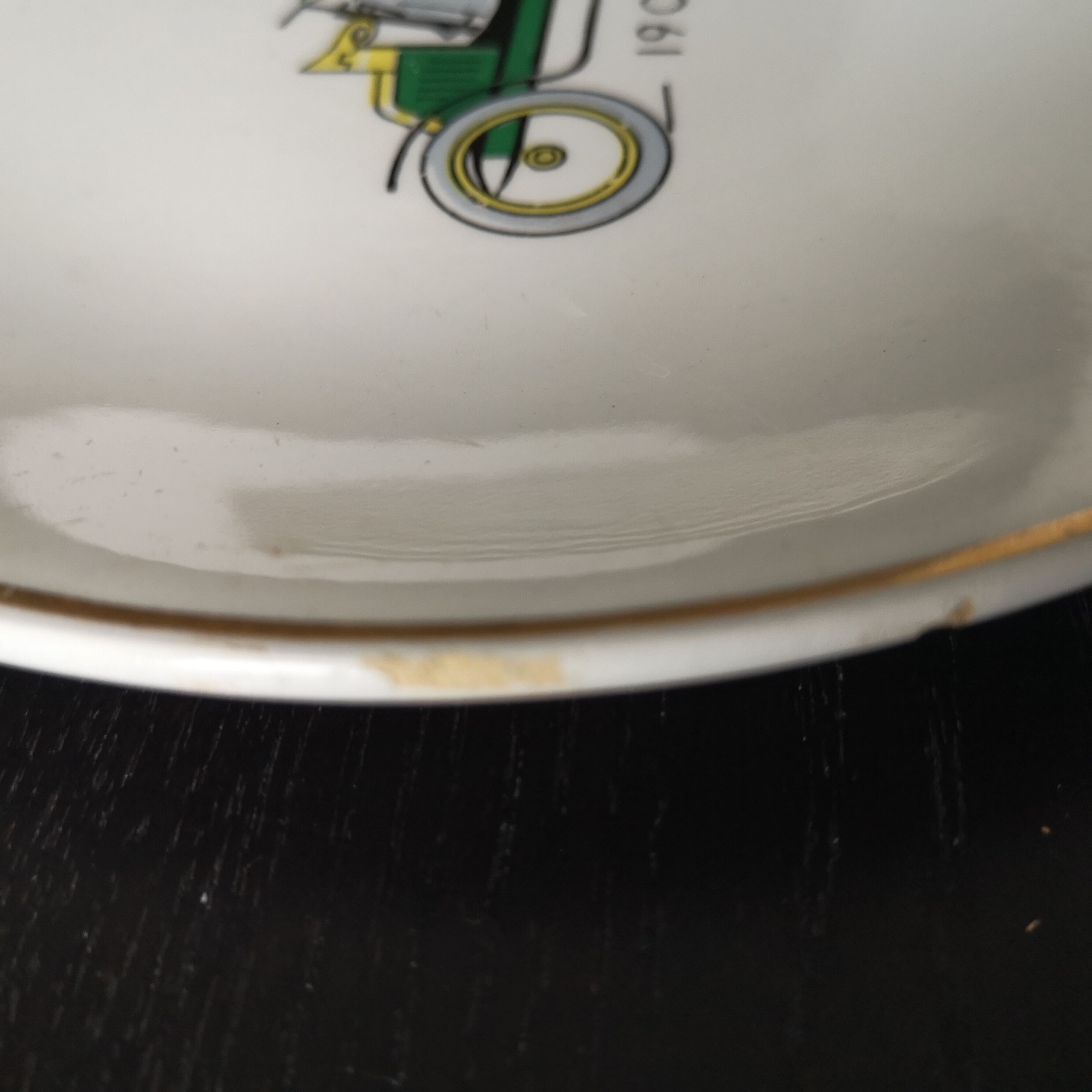 Set of 10 Lunéville dessert plates