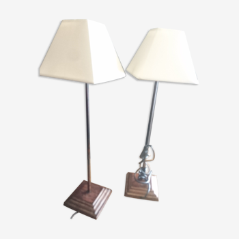 Paire de lampes à poser