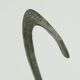 sculptural mid century modern brutalist iron CANDLE HOLDER 1960s 1970s