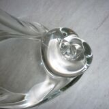 Crystal vase signed Daum France 1926