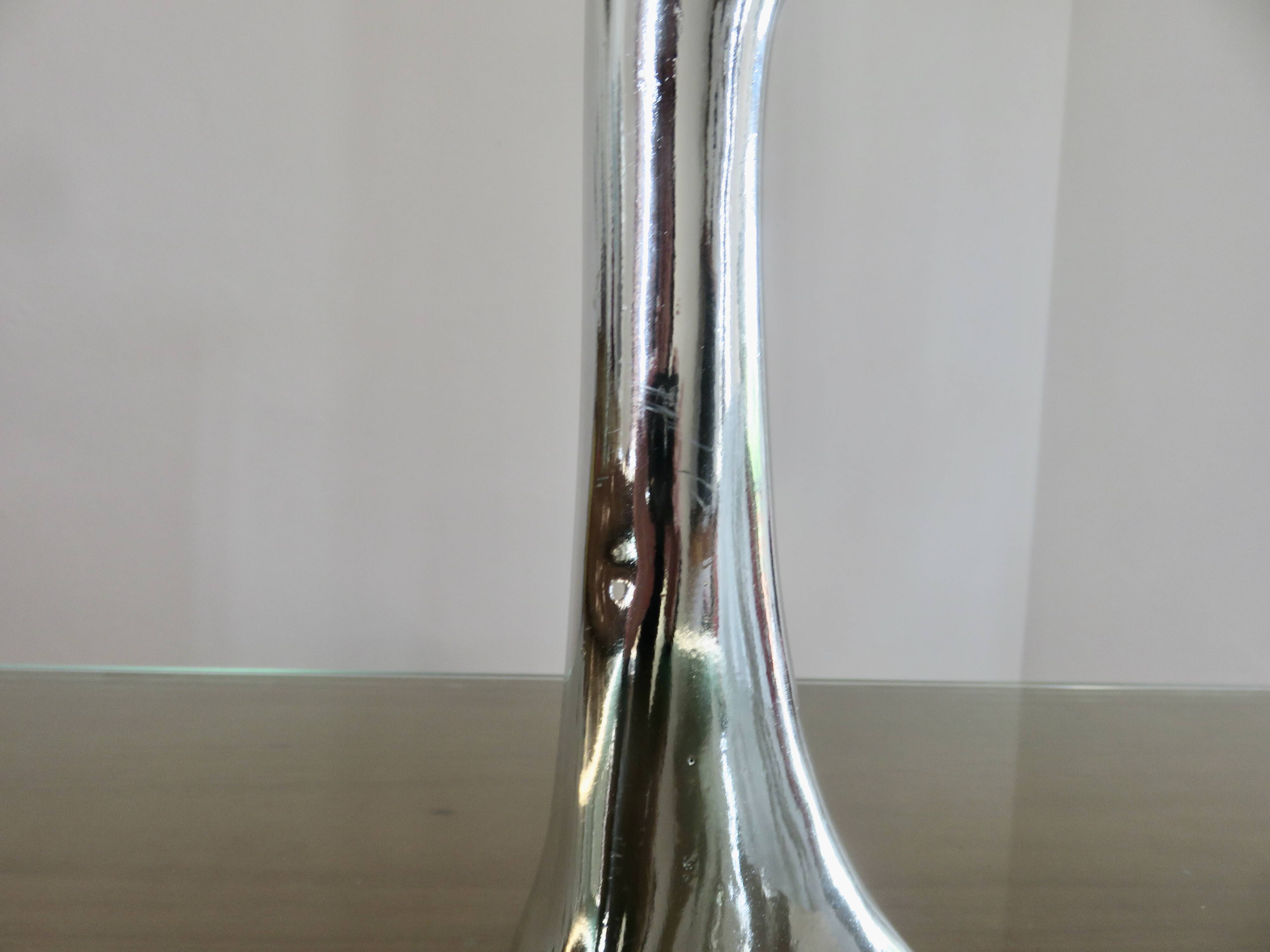 Hand ring sizer in chrome resin vintage 2000s