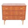 Vintage teak chest of drawers, 1960s