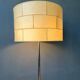 Mid Century Staff Leuchten floor lamp in leather