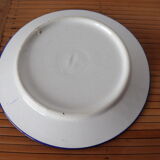 8 assiettes peintes à la main