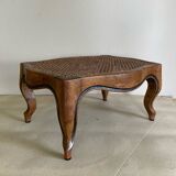 Cane footrest in walnut, 19th century
