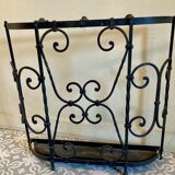 Antique wrought iron umbrella stand - early 20th century