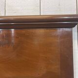 English mahogany shelf with its bevelled mirror from the early 20th century.