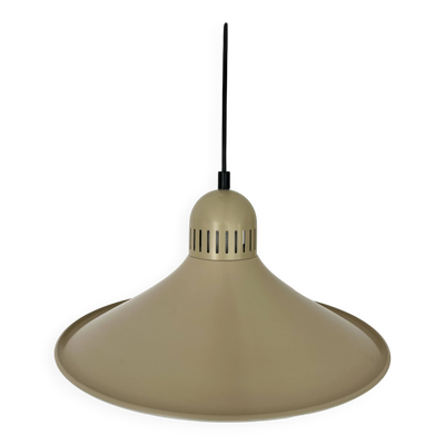Suspension métal laqué beige clair / blanc