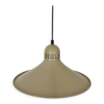 Suspension métal laqué beige clair / blanc