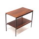Vintage side table with magazine compartment made in the 1960s
