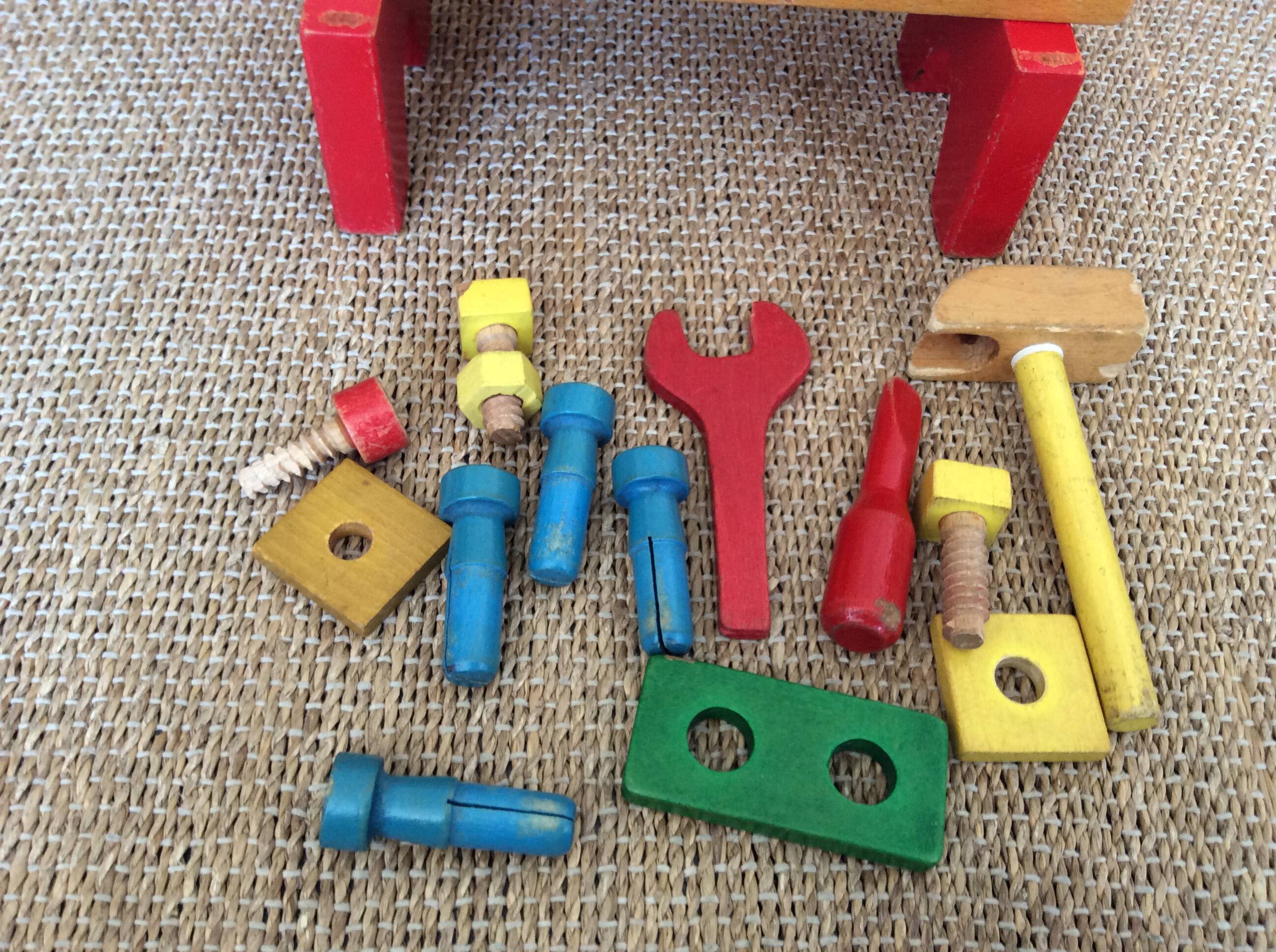 Workbench wooden toy child