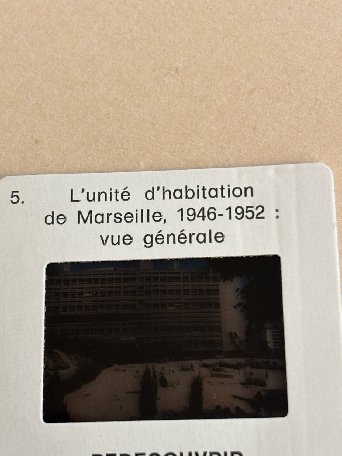 Photograph of the Radiant City of Marseille by Le Corbusier