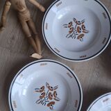 Set of 6 Luneville OOnon plates