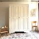 Parisian wardrobe made of solid wood