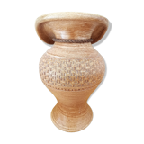 Decorative terracotta vase