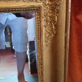Mirror gilded frame NINETEENTH century  63x75cm