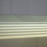 Vintage Square Glass Mirror, Italy 1970s.