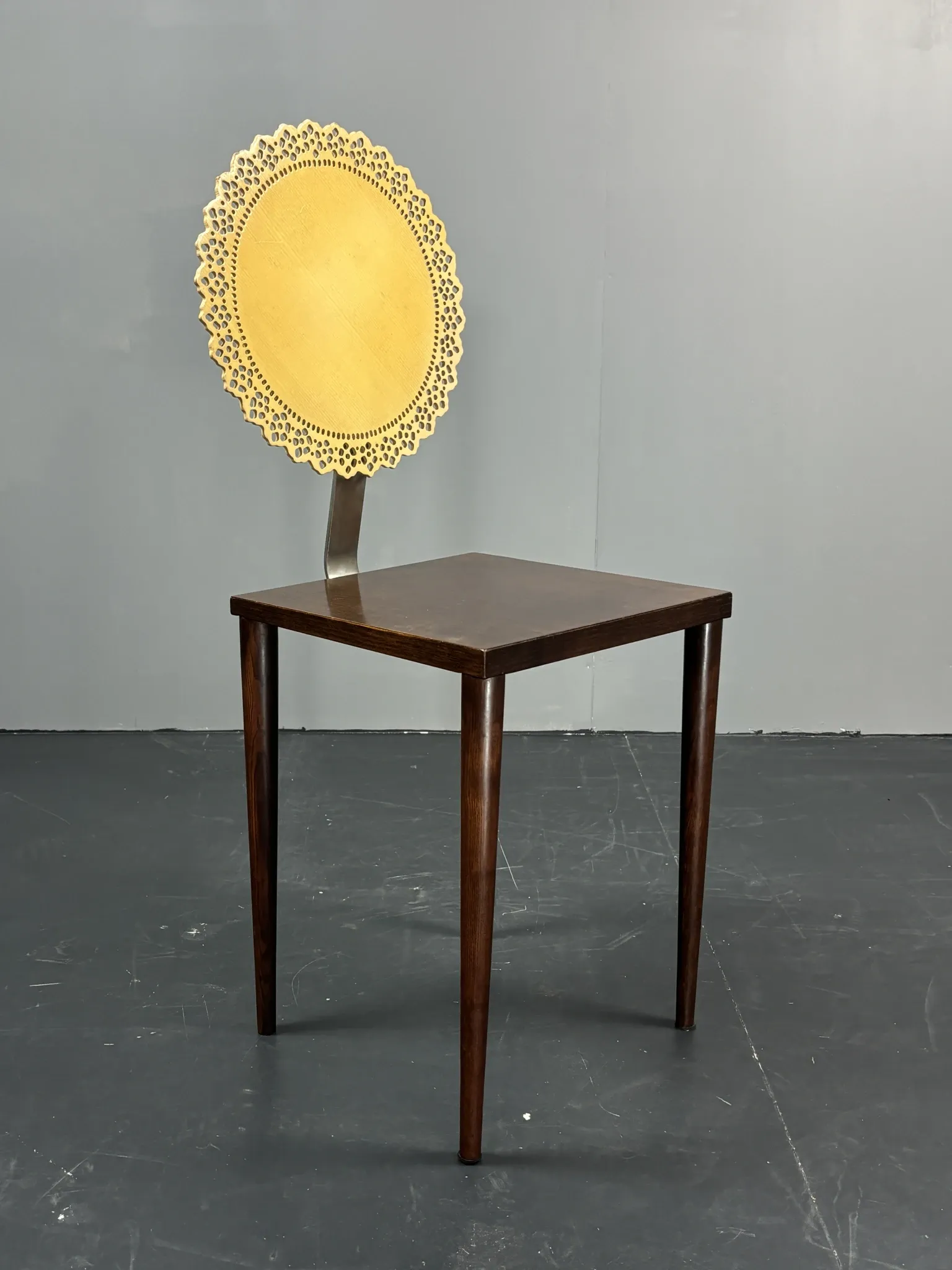 Set of 6 sculptural Italian dining chairs by Marco Mencacci, Milan, 1990s