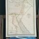 Geographic map 19th numbered Syria and Egypt ancient