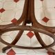Old curved wood parrot coat rack