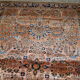 Handmade antique Persian Sarouk rug 4' x 6.4' (122cm x 195cm) 1920s