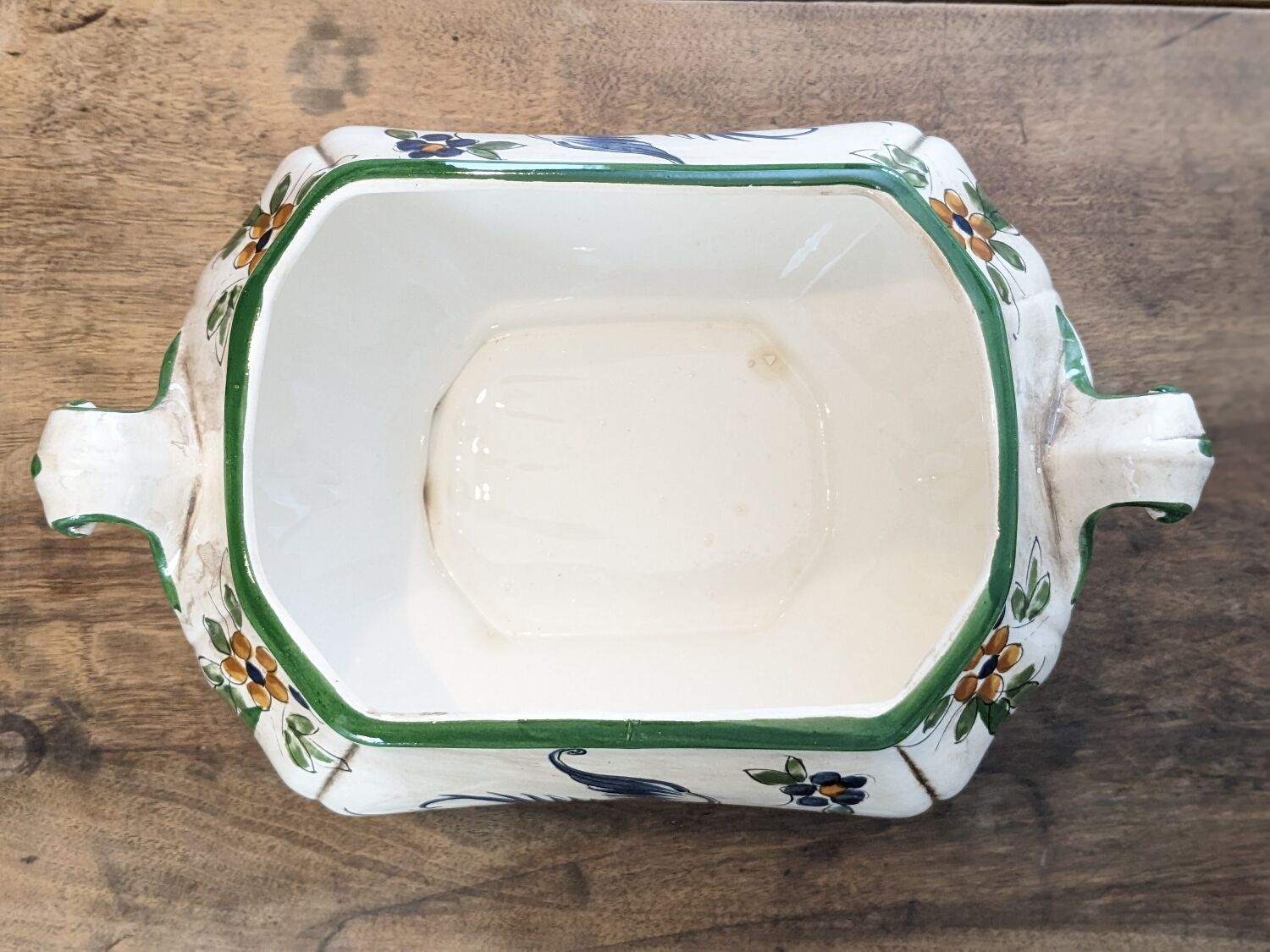 Ancient ceramic tureen Capodimonte Italy