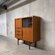 Scandinavian vintage 1960s cabinet buffet secretary display case