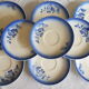 Flower decorated earthenware coffee service