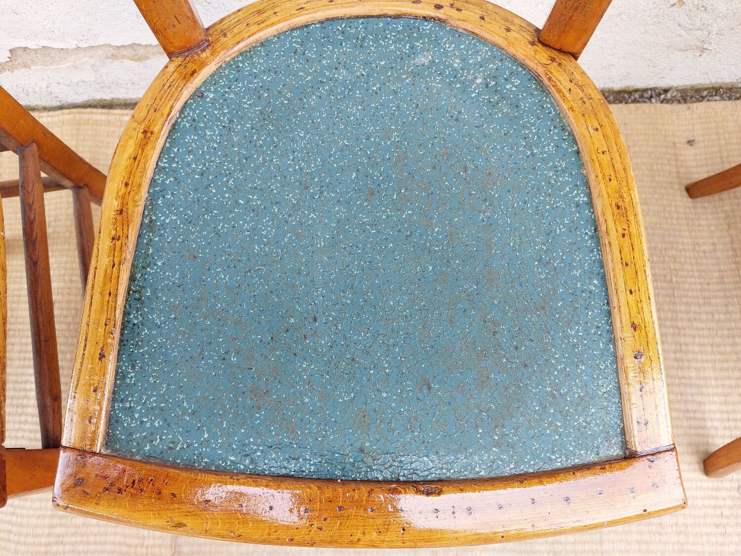 4 Mado wooden chairs, bistro