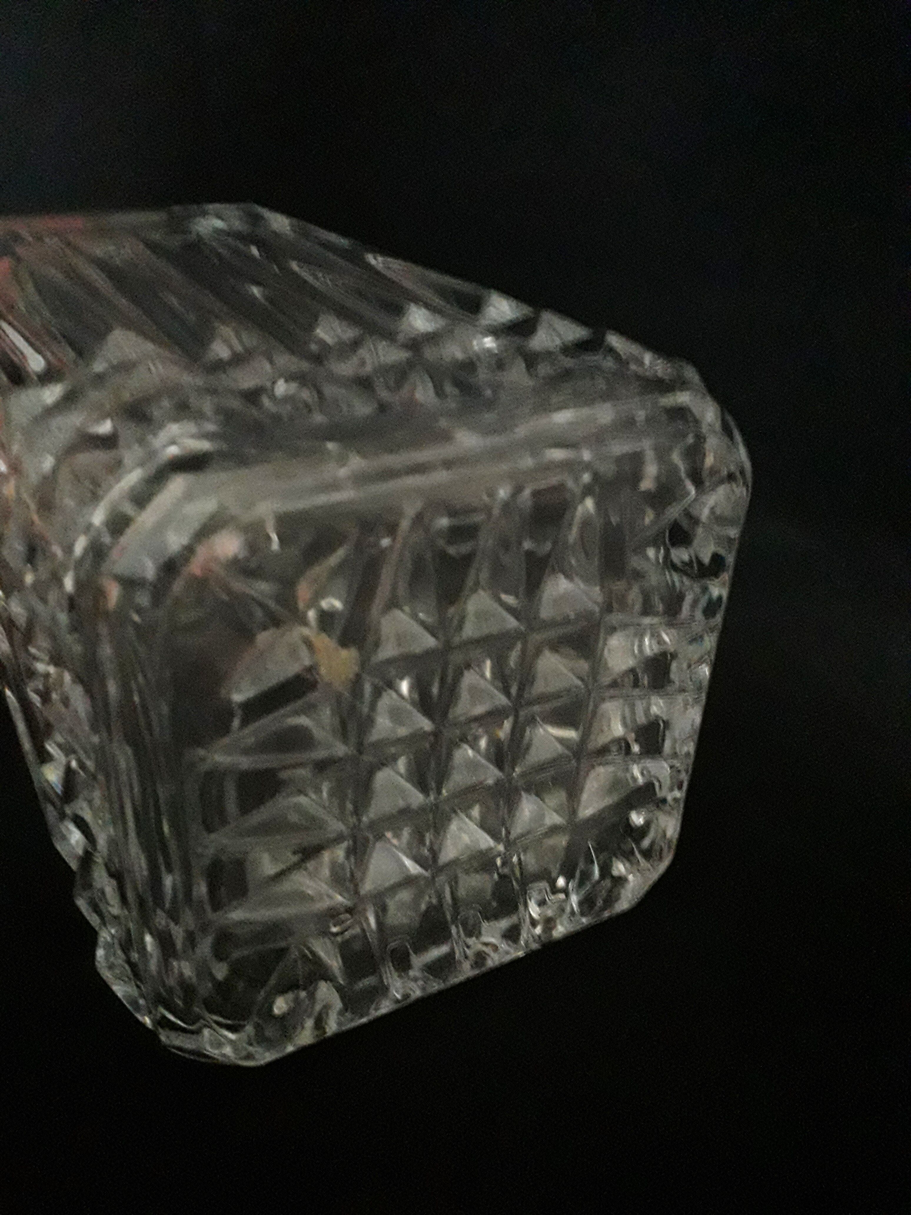 Vintage whisky decanter - Cristal d'arques model Villandry -1970