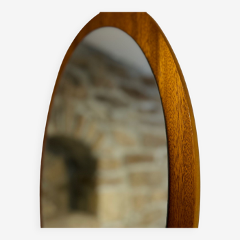 Scandinavian teak mirror