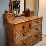 Mahogany toilet chest of drawers