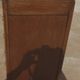 Antique upholsterer furniture with 3 drawers and a false drawer door – Completely restored