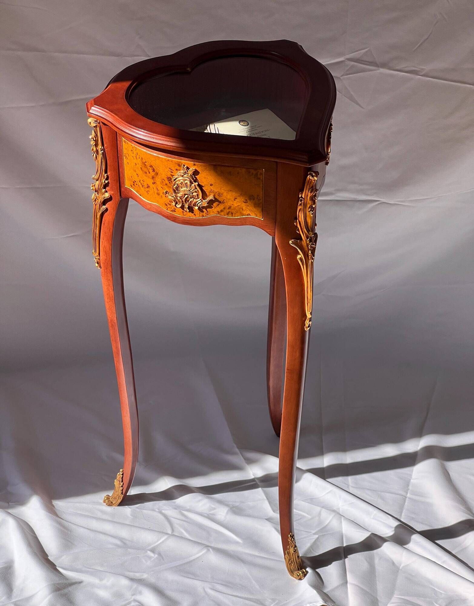 Faberge Heirloom Furniture Collection Heart-Shaped Display, Vintage Jewelry