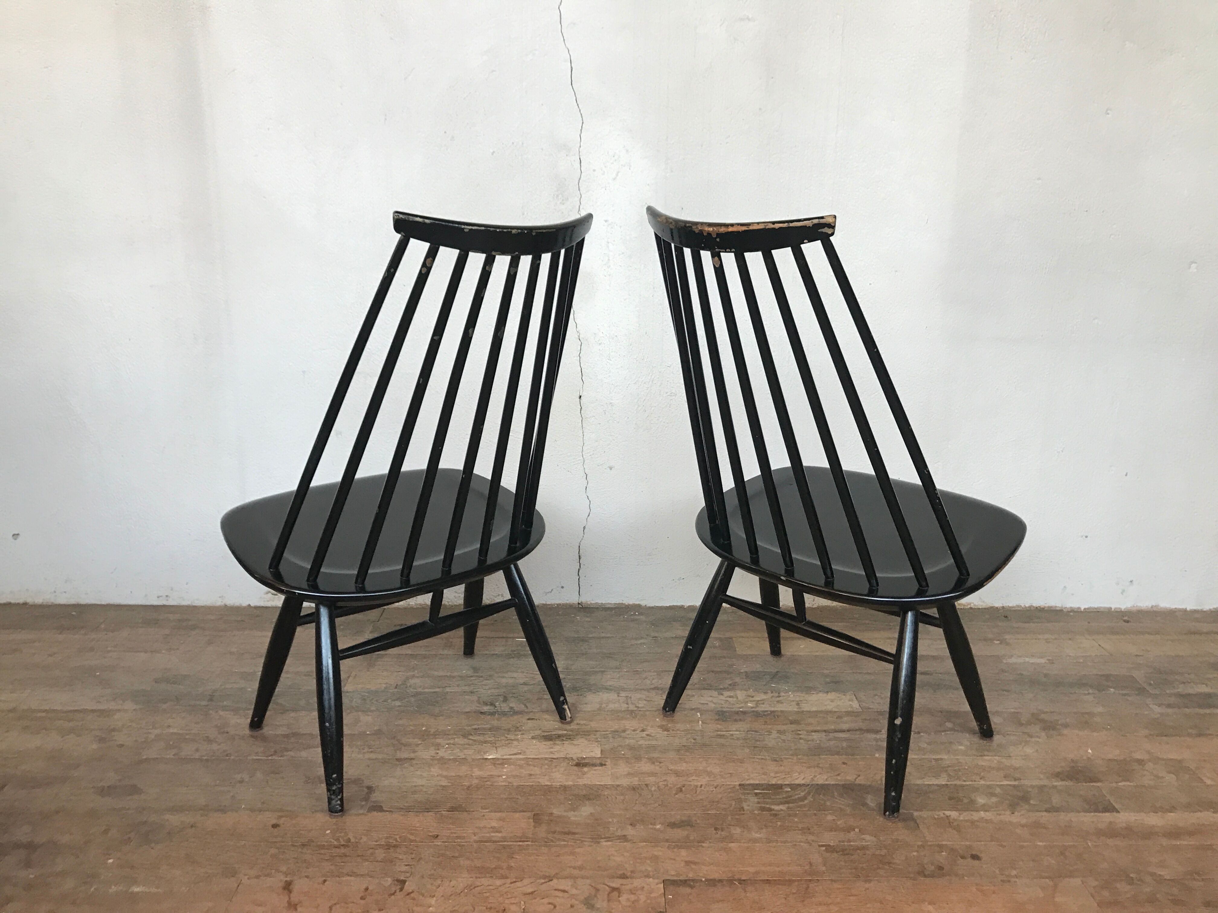 Fauteuils mademoiselle de Ilmari Tapiovaara design 1960 Edsby Verken