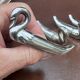 Set of 6 vintage silver-plated swan knife rests