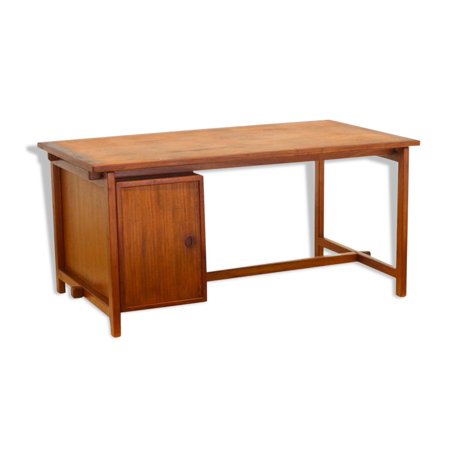 Danish design large vintage executive desk made in the 1960s