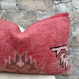 Magnifique coussin Kilim berbère vintage du Maroc