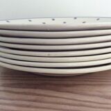 8 assiettes plates