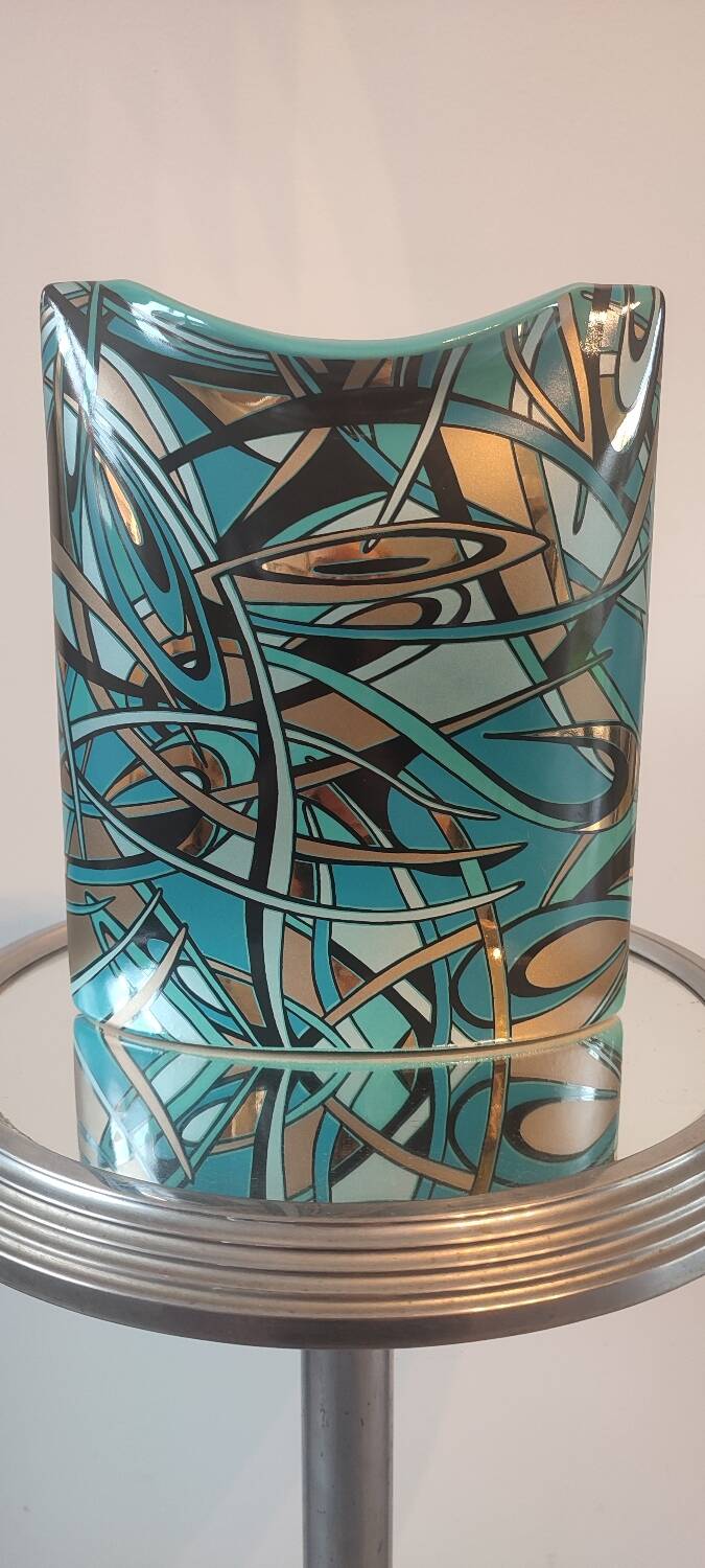 Steuler ceramic vase from the 60s - 70s signed Steuler design