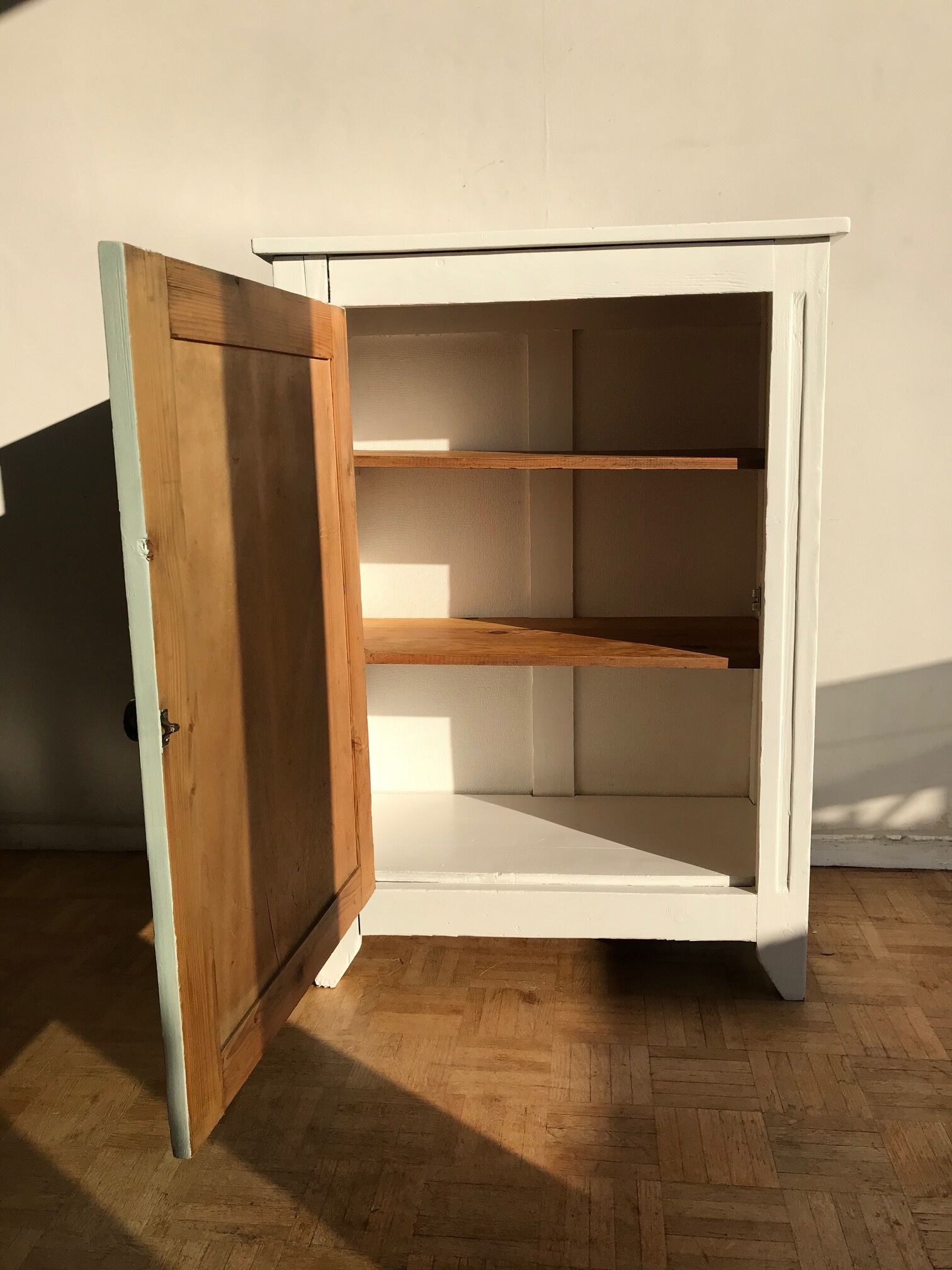 Parisian buffet of the 1940s painted white