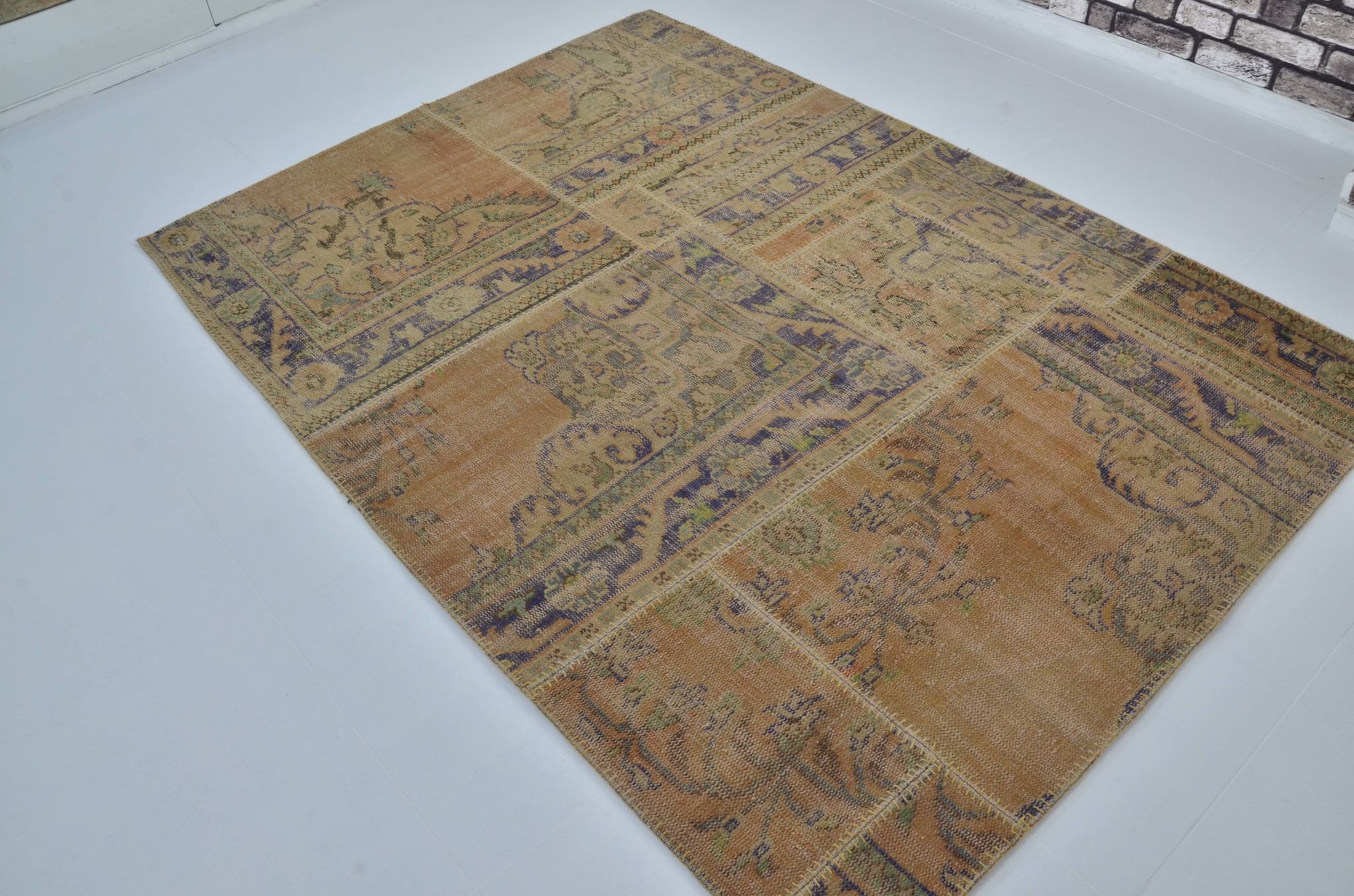 Tapis floral turc beige sku 3037